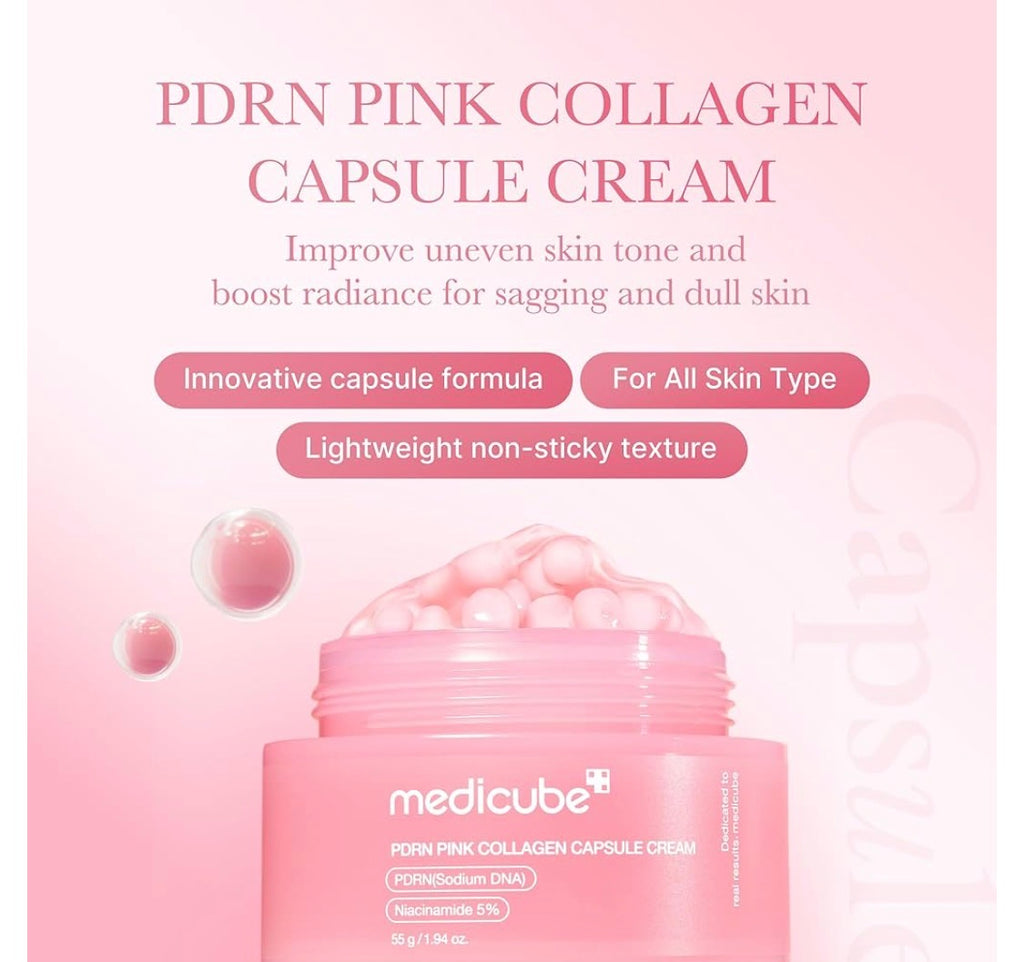 Capsule Cream Trio: TXA + Niacinamide, Deep Vitamin C, and Salmon DNA PDRN Capsule