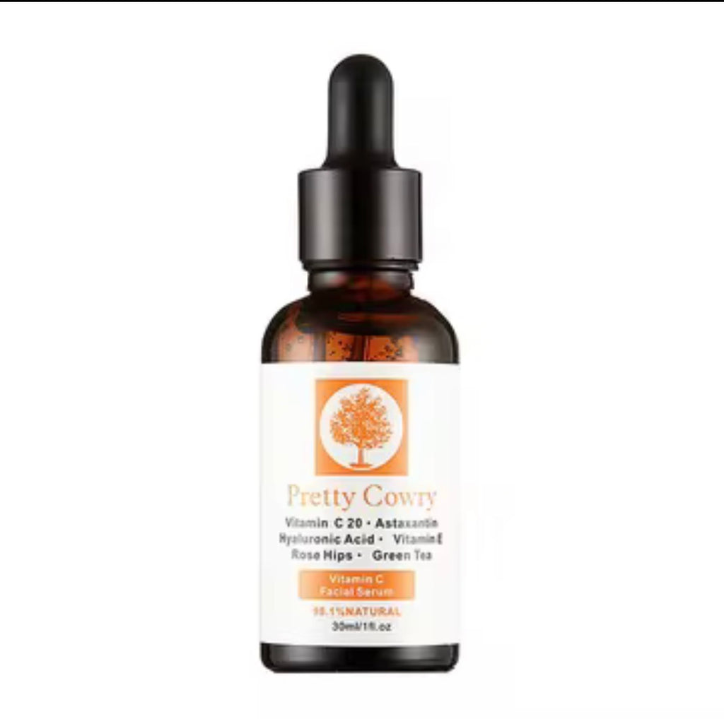 Pretty Cowry 20% Vitamin C Serum – Vitamin E + Niacinamide • Brightening • Firming • Radiance Boost (30 ml)