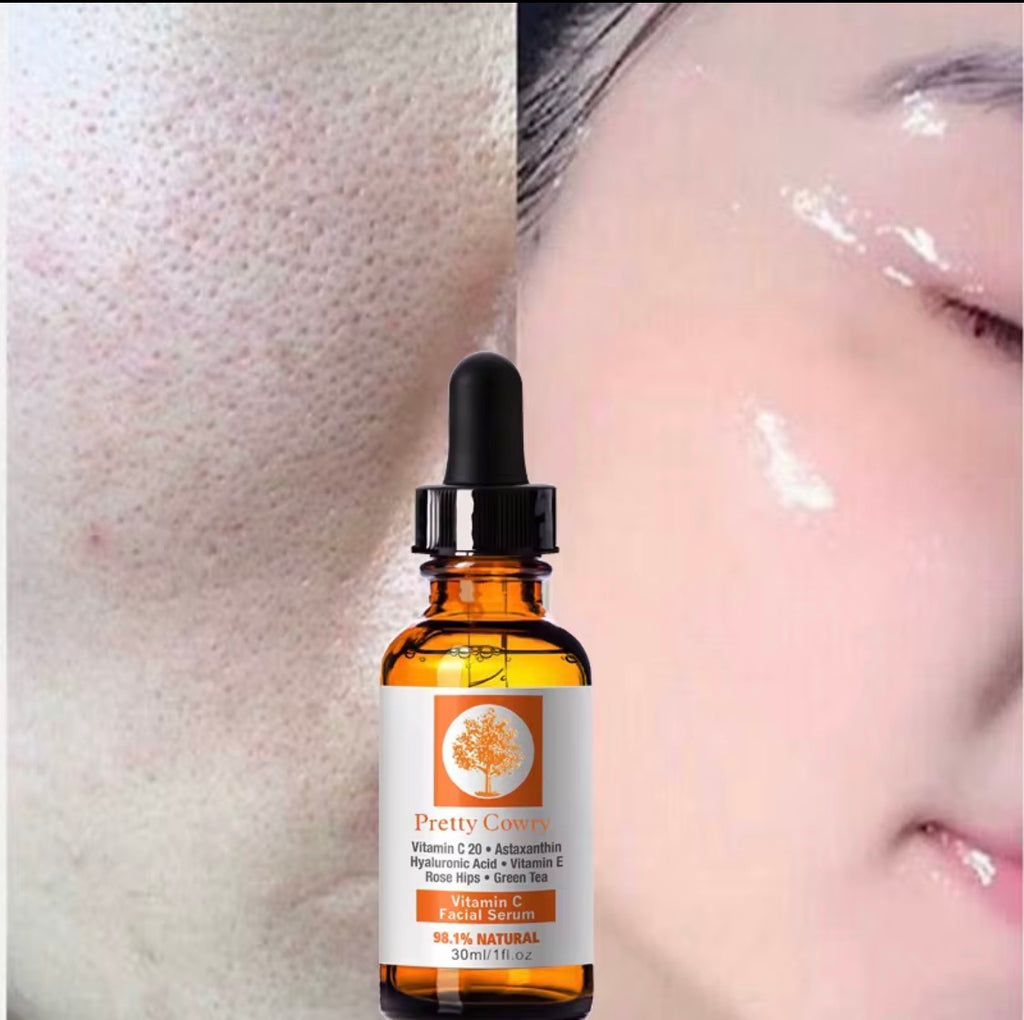 Pretty Cowry 20% Vitamin C Serum – Vitamin E + Niacinamide • Brightening • Firming • Radiance Boost (30 ml)