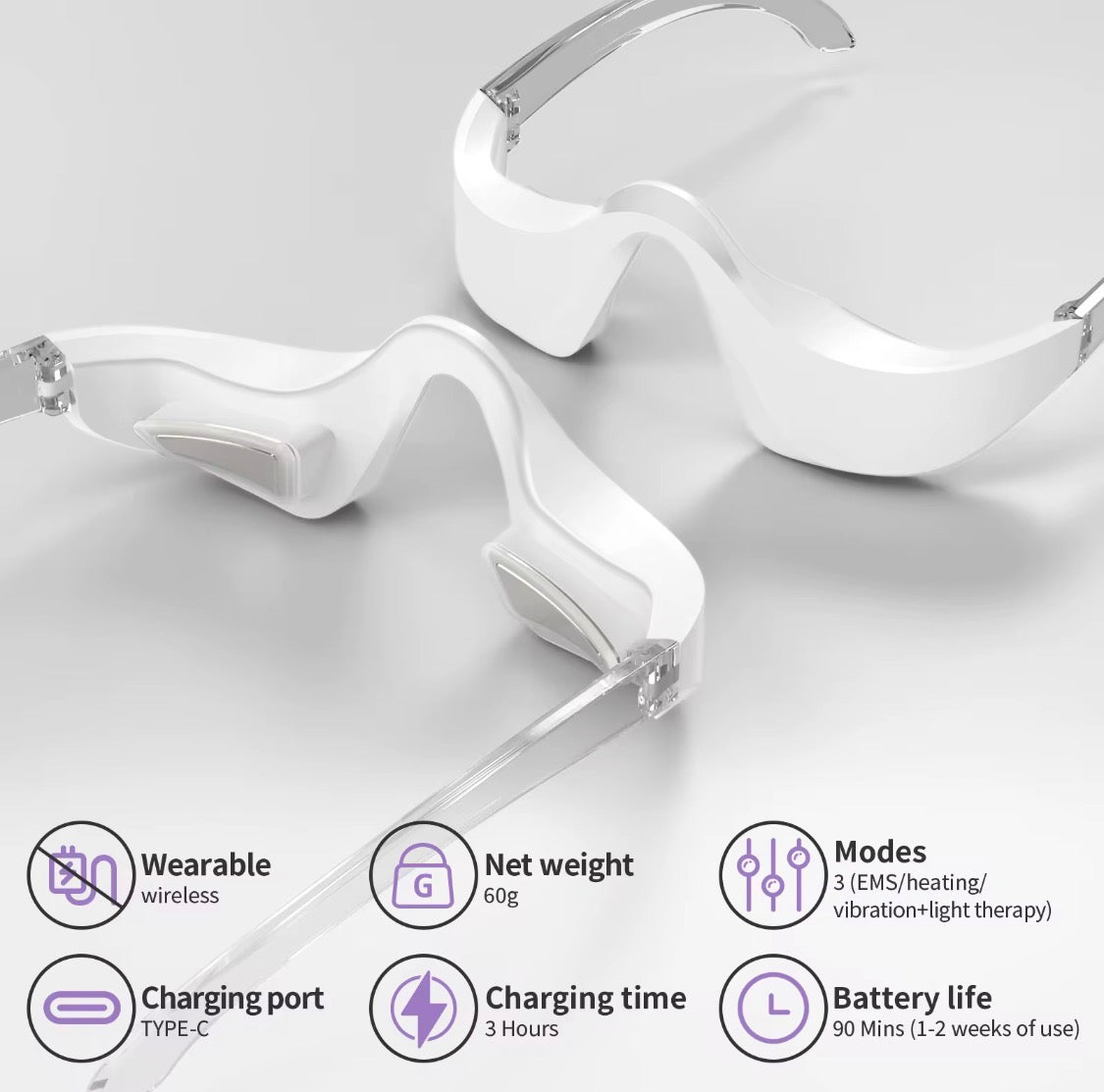 Dark Circles , Eye bag , Eye Massager Glasses