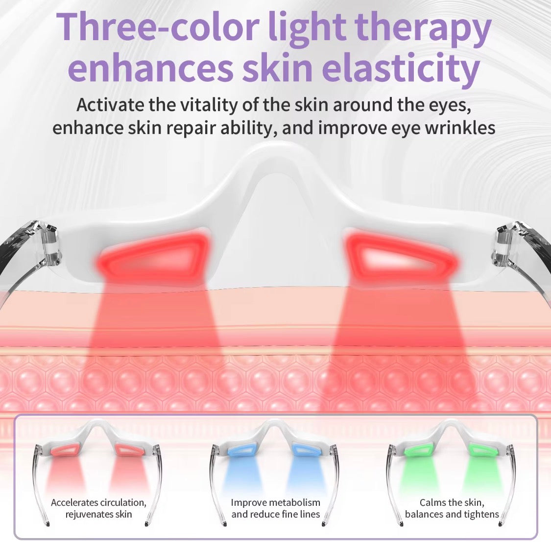 Dark Circles , Eye bag , Eye Massager Glasses