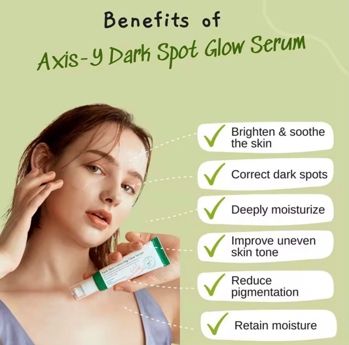 AXIS- Y Dark Spot Hyperpigmentation Cream made with Niacinamide and Papaya extract