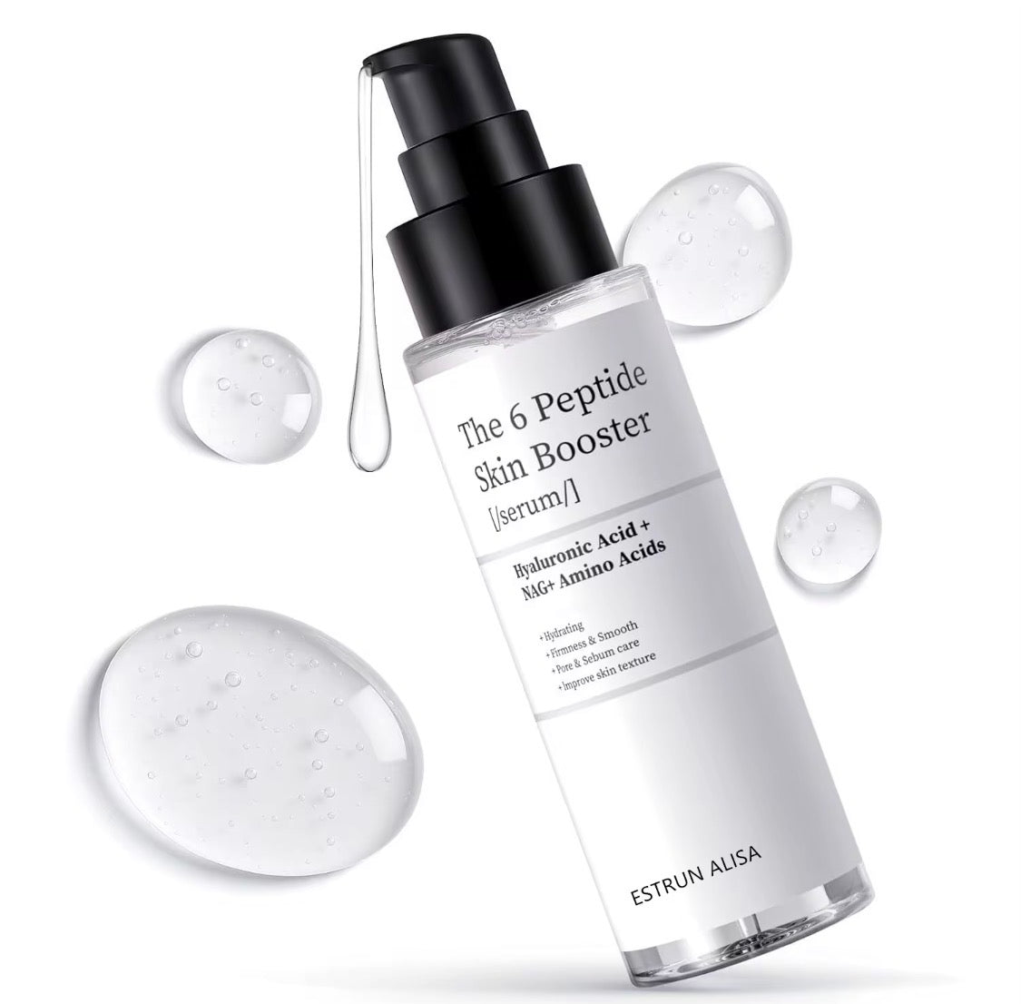 6 Peptide Skin Care Booster Hyaluronic Acid Niacinamide Collagen Pore Serum