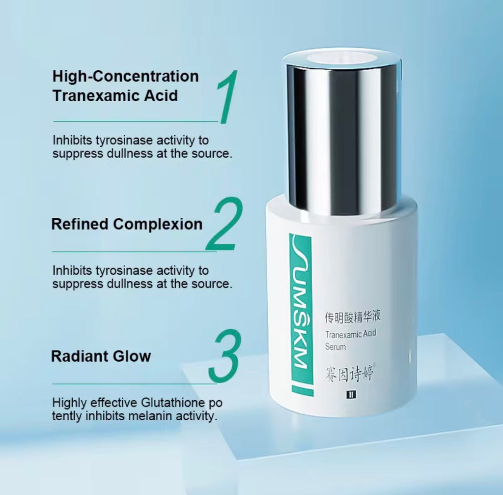 Tranexemic Acid freckle lightening hydrating moisturizing sensitive skin serum