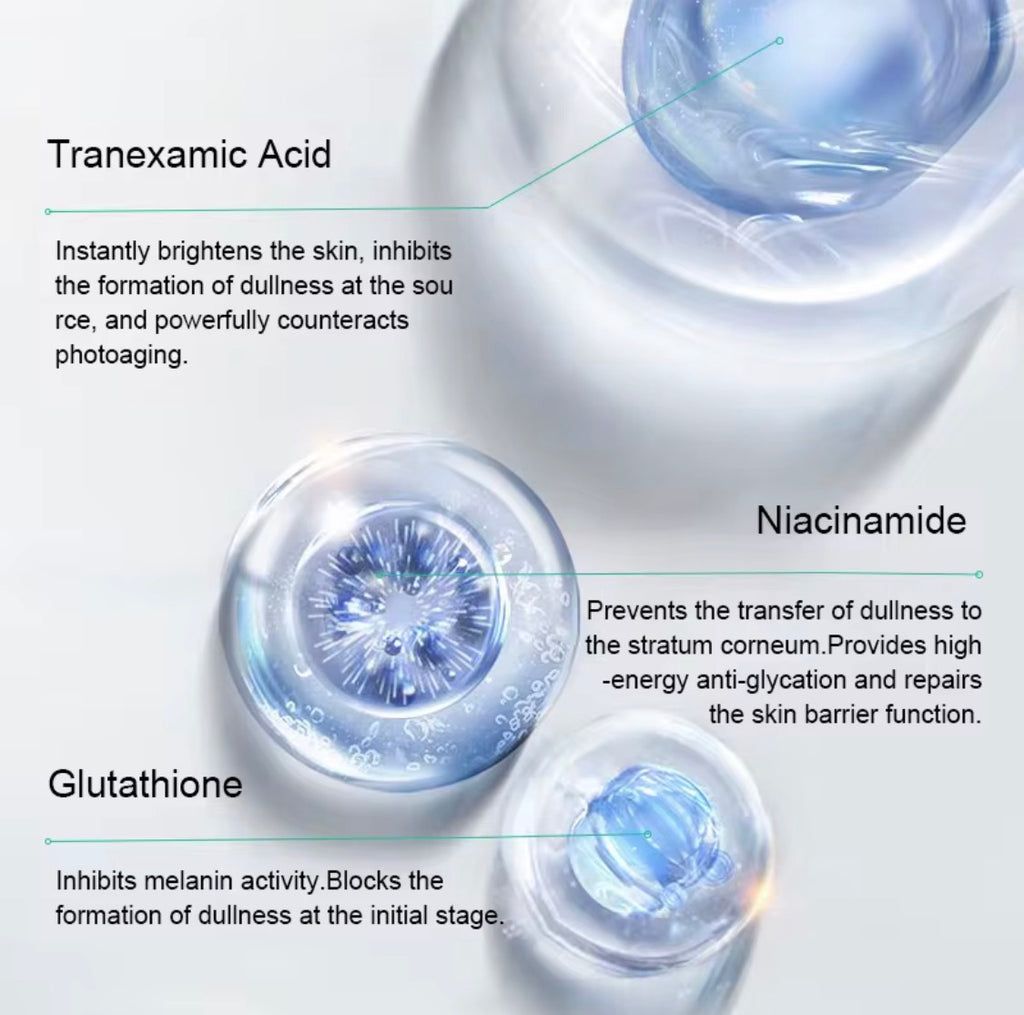 Tranexemic Acid freckle lightening hydrating moisturizing sensitive skin serum