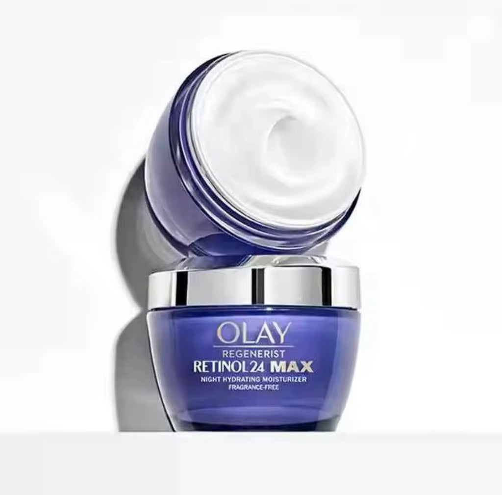 Olay Regenerist Retinol 24 Night Face Moisturizer – Retinol + Vitamin B3 • Hydrating • Smoothing • Overnight Renewal (50 ml)al | 1.7 oz