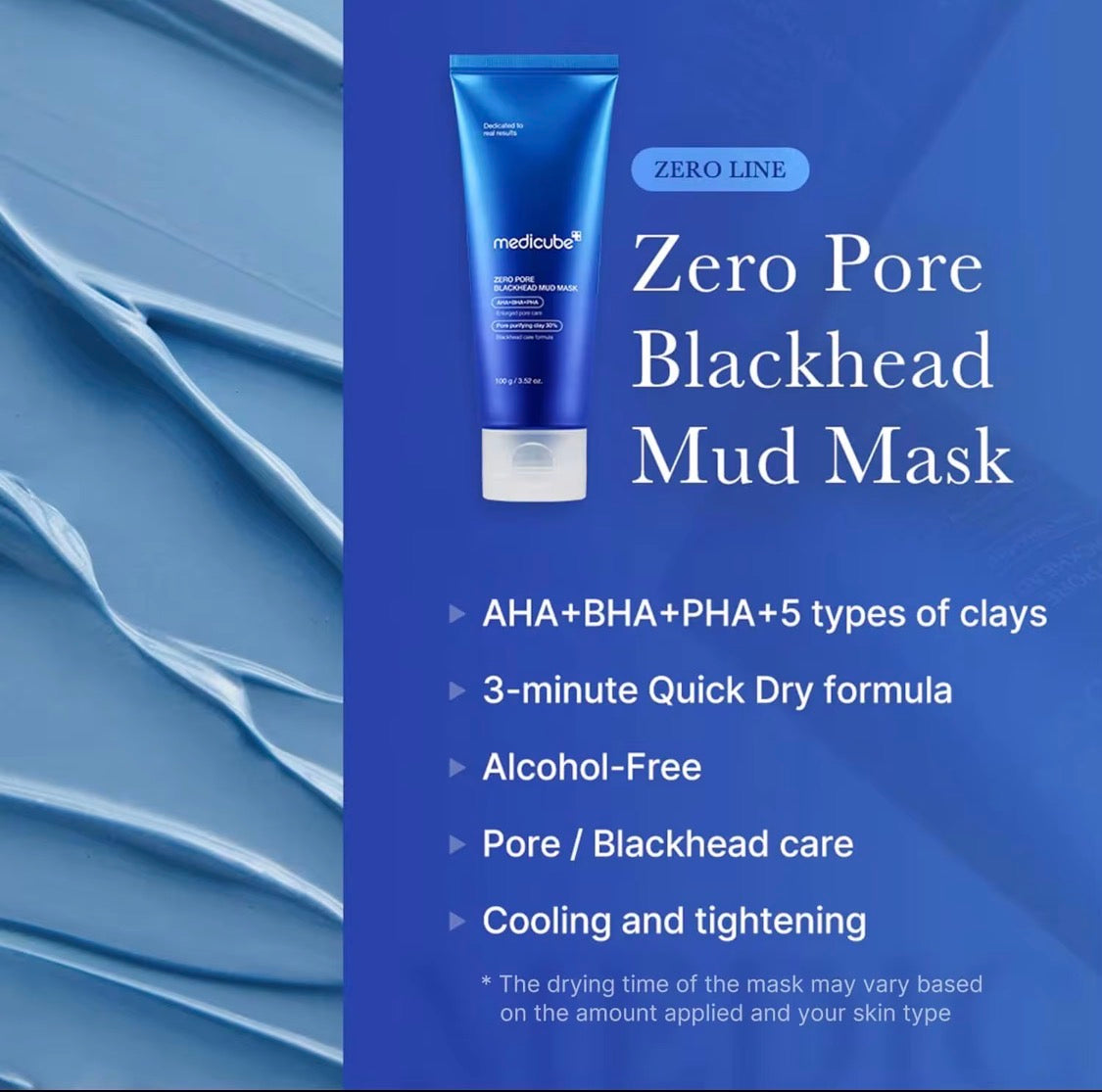 Medicube Zero Pore Blackhead Mud Facial Mask
