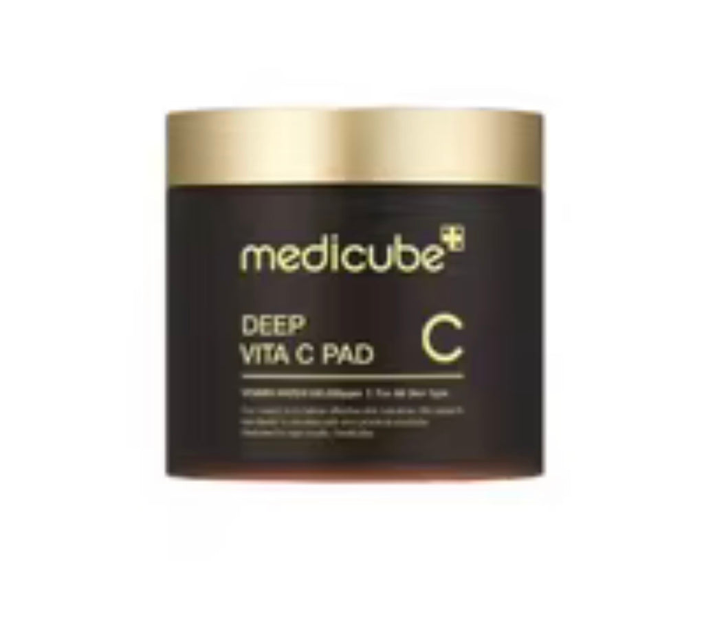 Medicube Deep Vita C Brightening Toner Pads – Vitamin C Glow • Tone Correction • Radiance Boost (70 Pads)