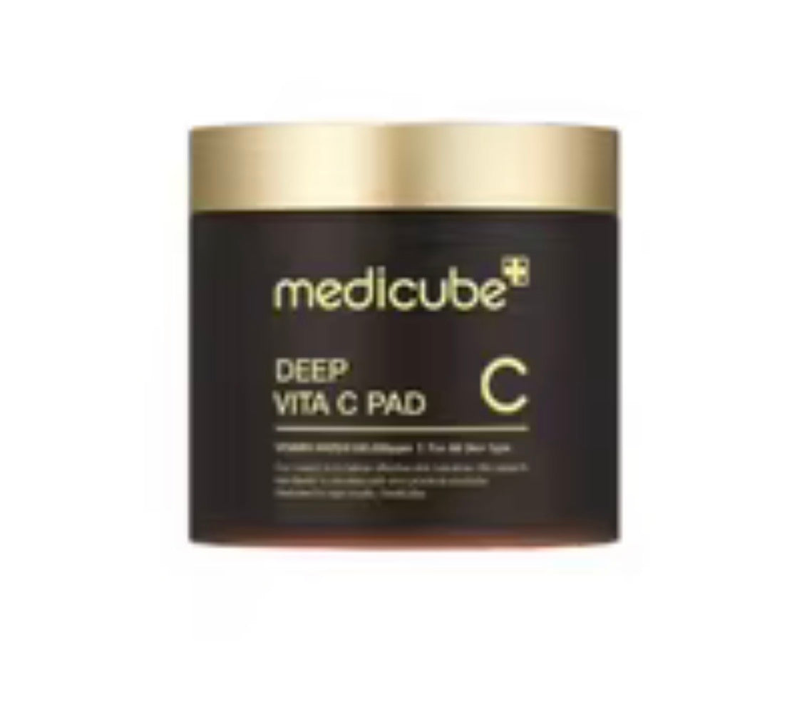 Medicube Deep Vita C Brightening Toner Pads – Korean Skincare (70 Pads)
