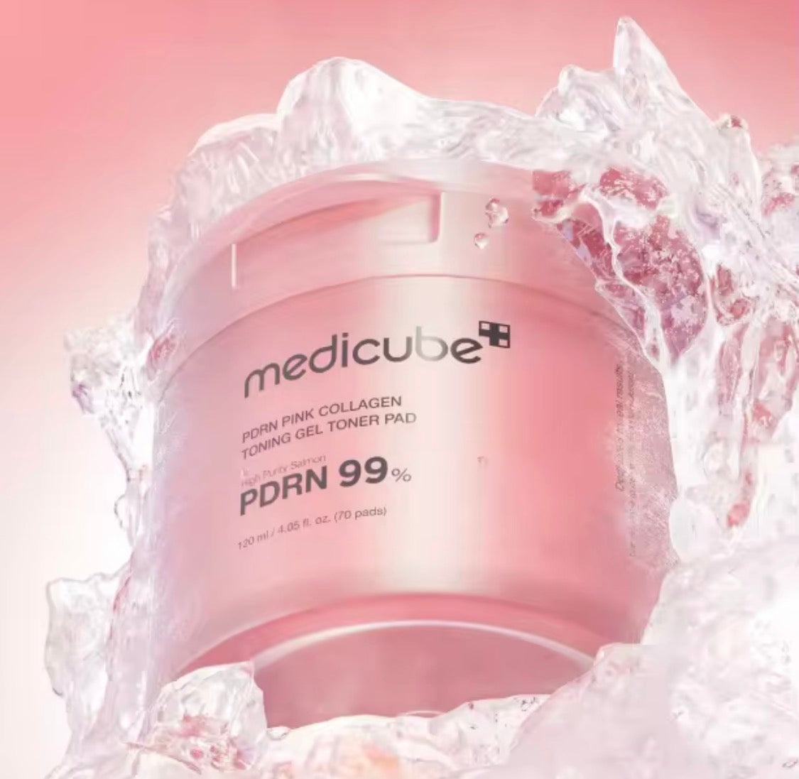 Medicube PDRN Pink Collagen Toning Gel Toner Pads (70 pcs)