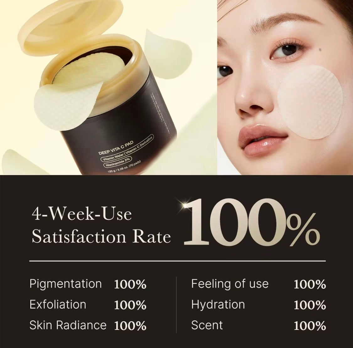 Lanthome Deep Vitamin C pads Skin Whitening