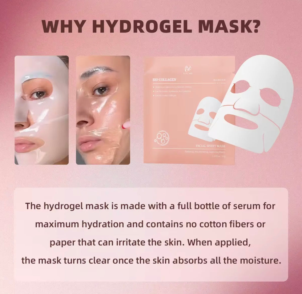 Hydrolyzed Collagen Korean Glass Skin Sheet Mask