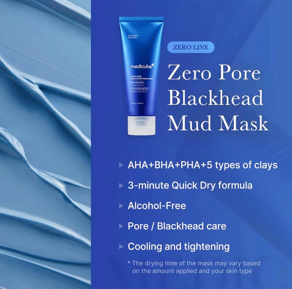 Medicube Pore & Collagen Care Mask Set - Blackhead Care • Pore Refining • Collagen Firming • Overnight Hydration