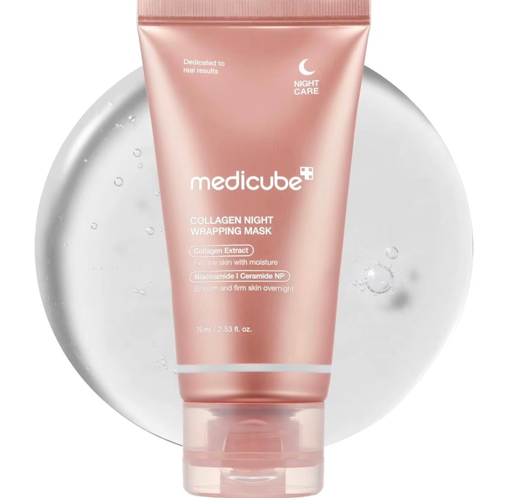 Medicube Pore & Collagen Care Mask Set - Blackhead Care • Pore Refining • Collagen Firming • Overnight Hydration