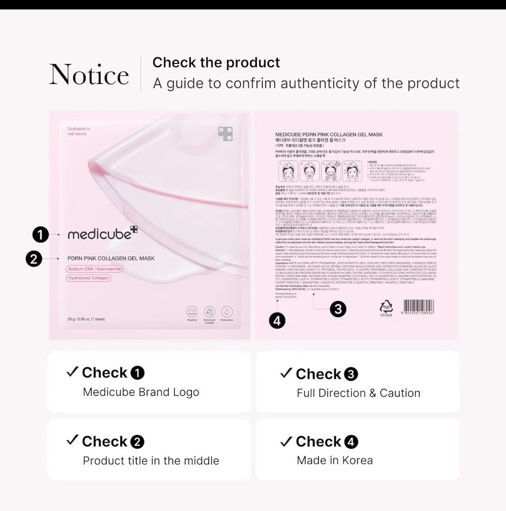 Medicube Salmon DNA PDRN Pink Collagen Jelly Gel Mask