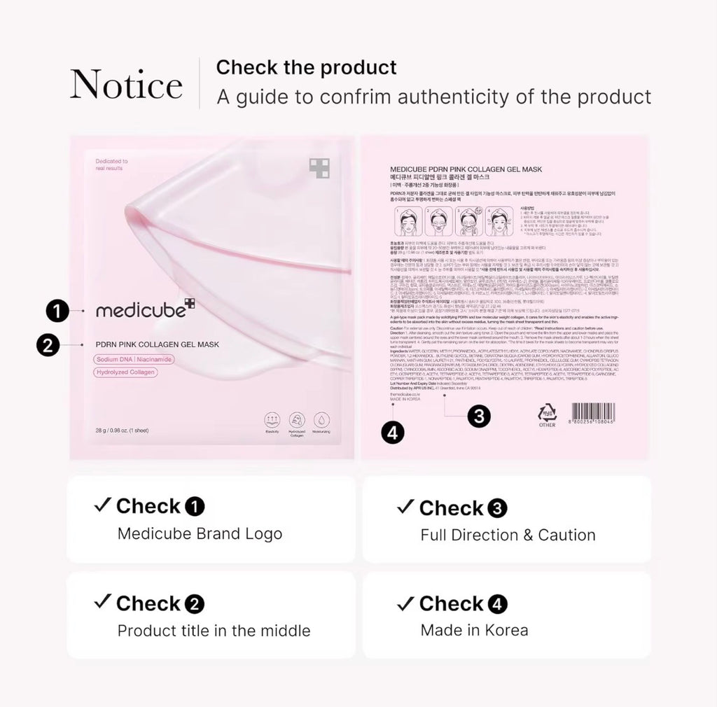 Medicube Salmon DNA PDRN Pink Collagen Jelly Gel Mask