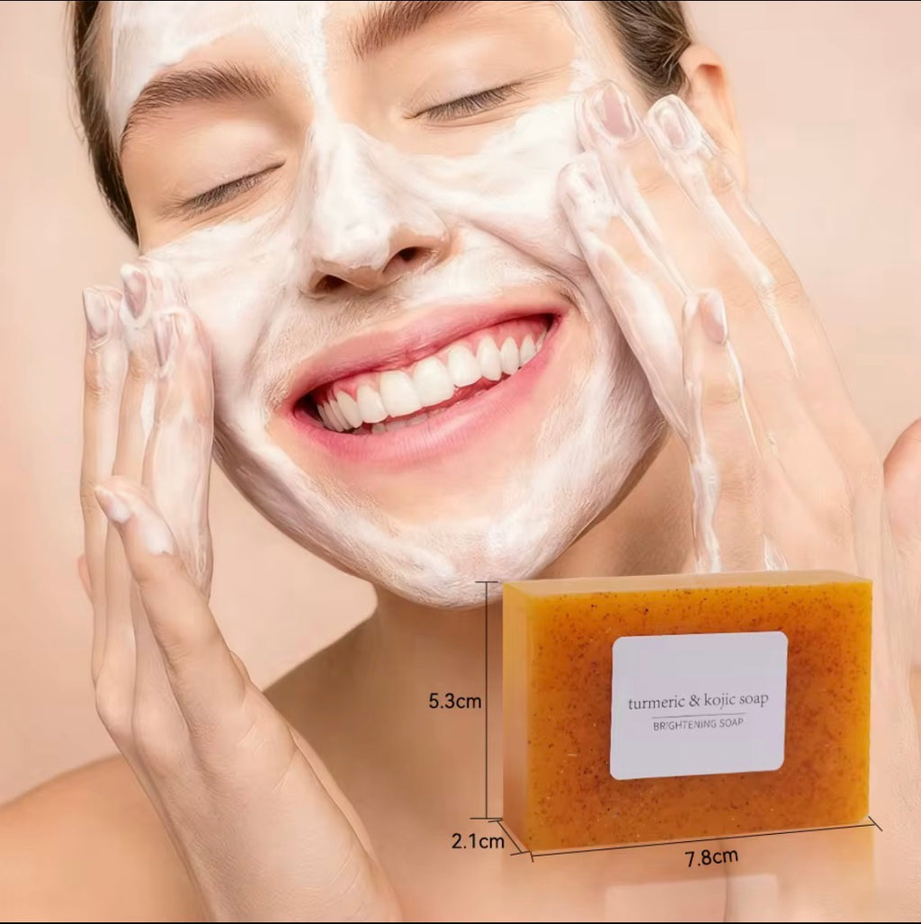 Organic Turmeric & Kojic Acid Brightening Soap