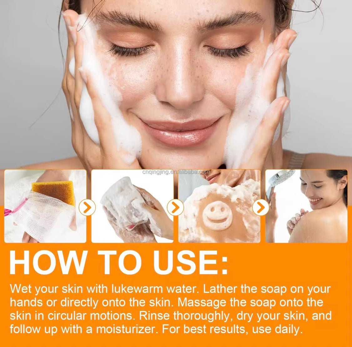 Organic Turmeric & Kojic Acid Brightening Soap