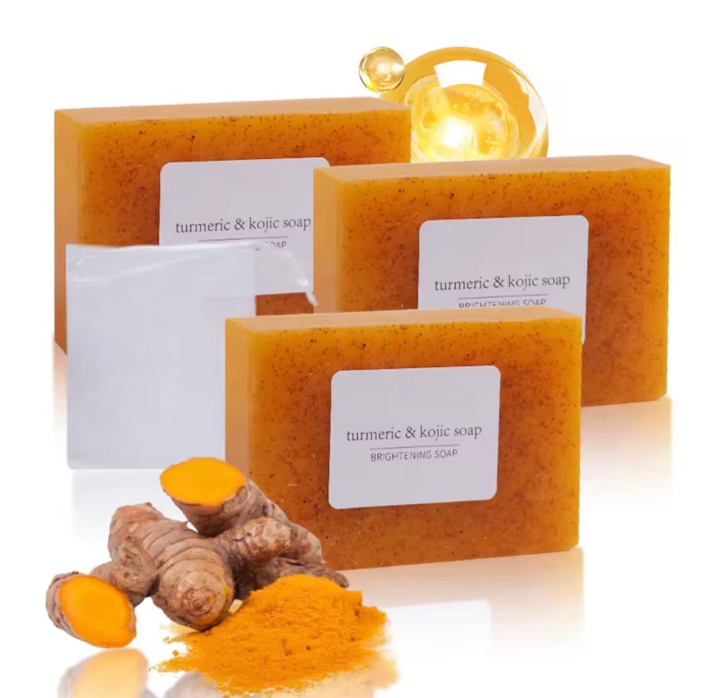 Organic Turmeric & Kojic Acid Brightening Soap