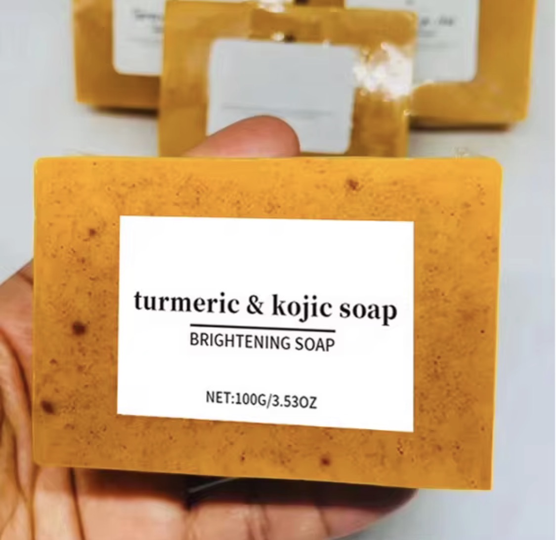 Lemon Turmeric Kojic Acid Brightening Soap Bar