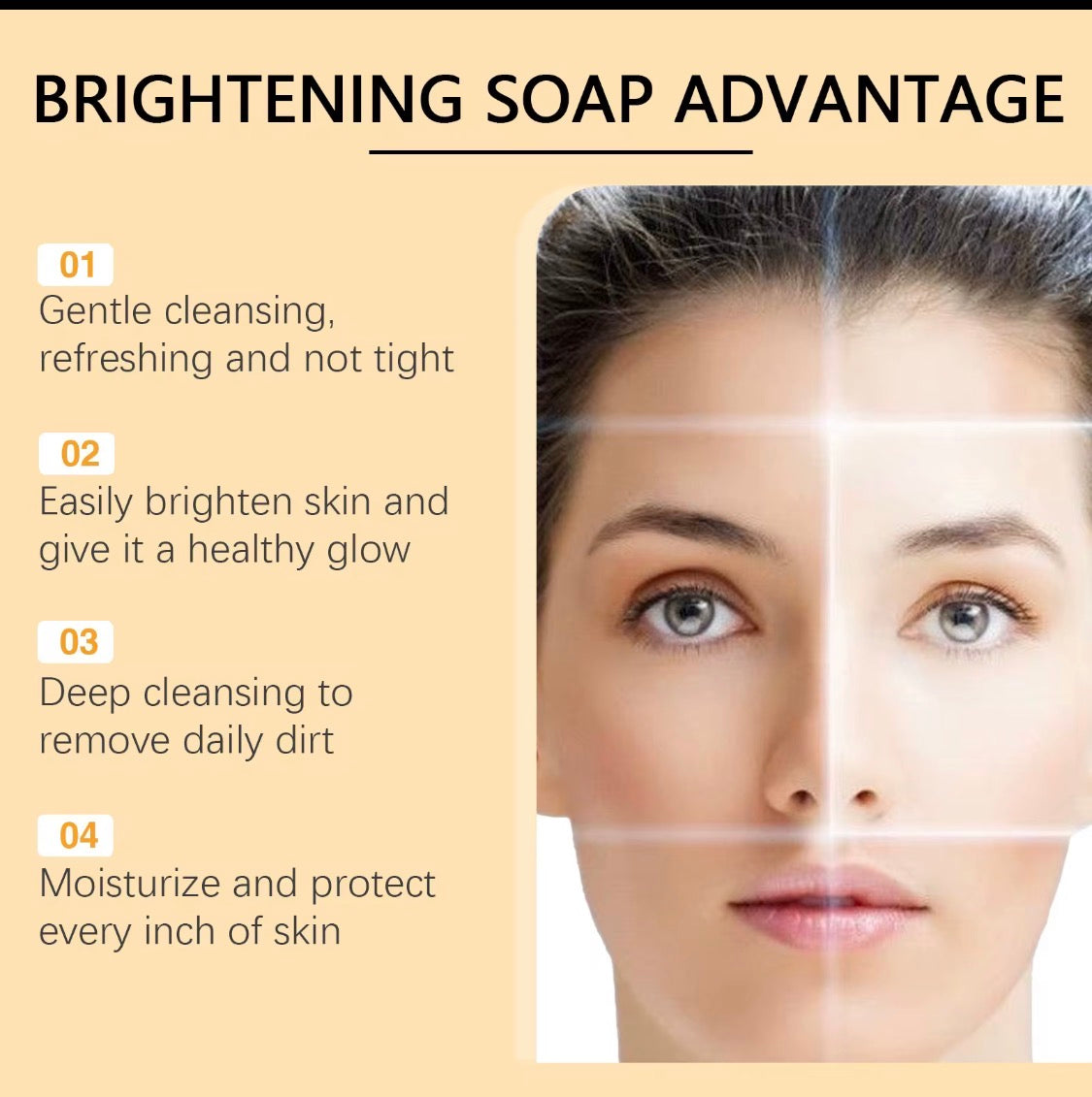 Lemon Turmeric Kojic Acid Brightening Soap Bar