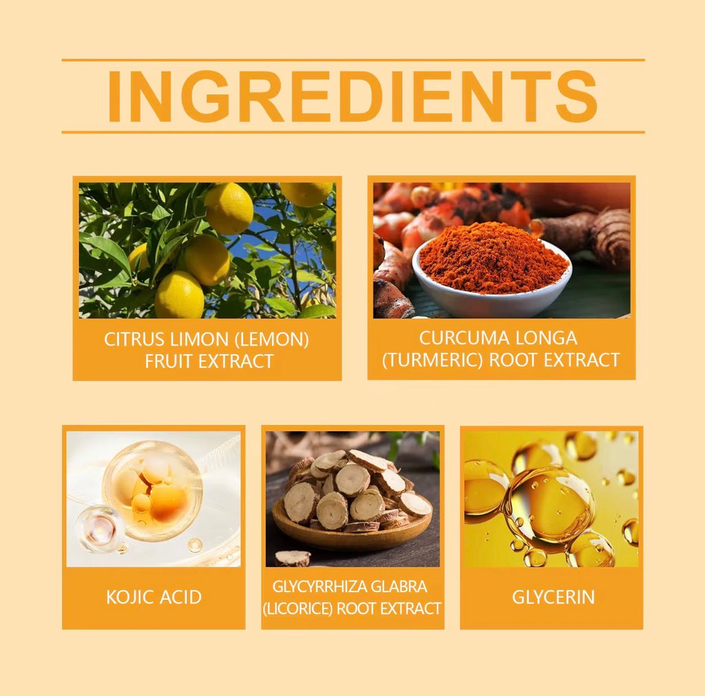 Lemon Turmeric Kojic Acid Brightening Soap Bar