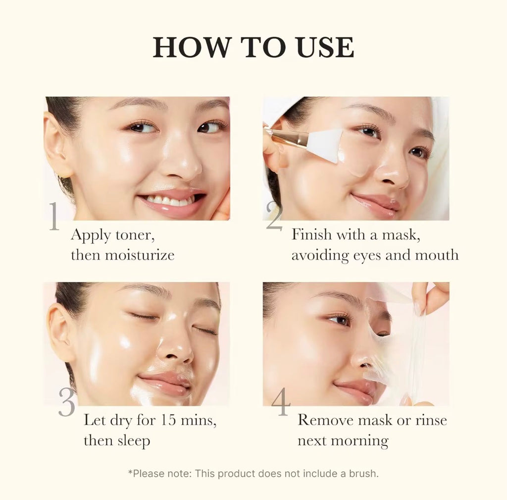 Medicube Kojic Acid Turmeric Overnight Peel-Off Mask – Brightening & Glow Care