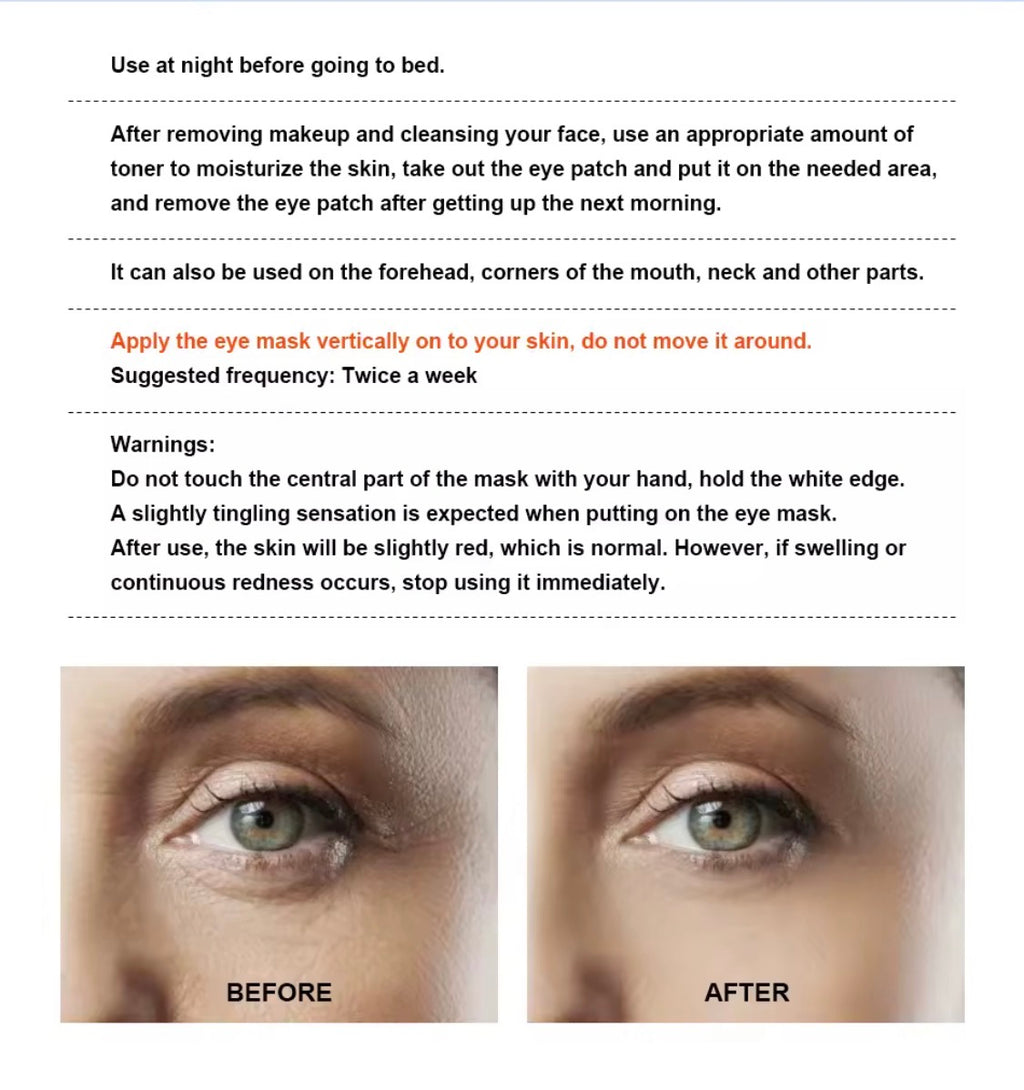 Hyaluronic Acid & Peptides Microneedle Eye & Face Patches – Micro-Crystal Anti-Wrinkle Treat