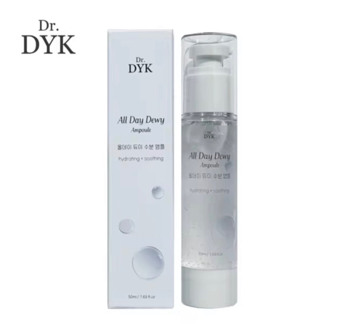 Hyaluronic Acid Serum 50ml – Korean All-Day Dewy Hydrating Ampoule for Dry Skin