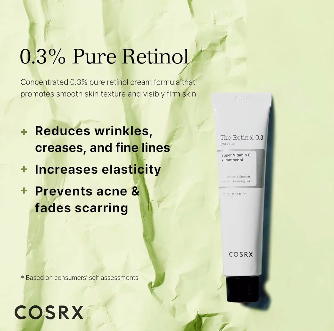 COSRX 0.3% PURE Retinol Cream