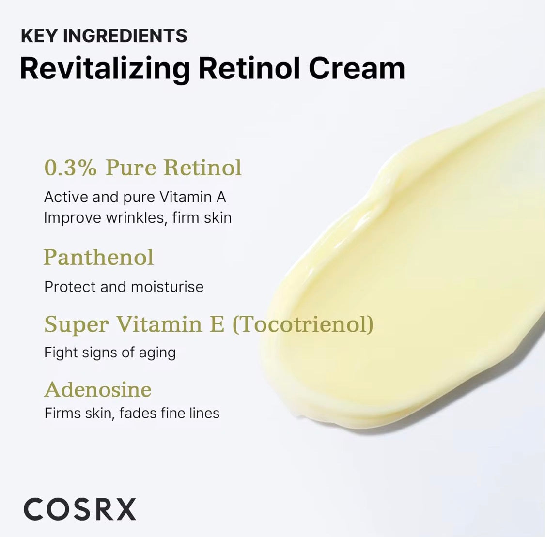 COSRX 0.3% PURE Retinol Cream