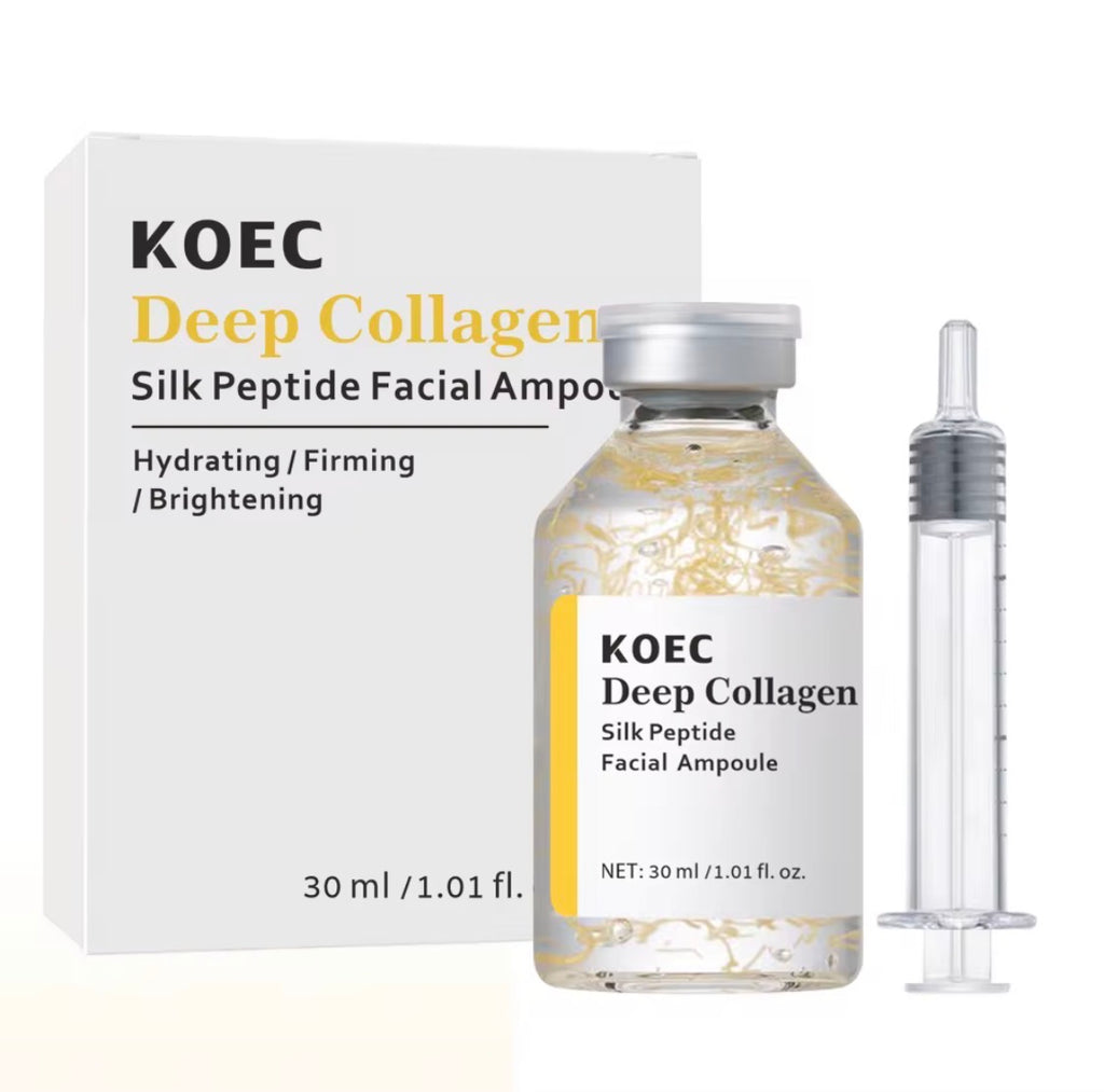 KOEC Collagen Silk Peptide Facial Ampoule – Lifting, Firming & Deep Hydration Serum (30 ml)