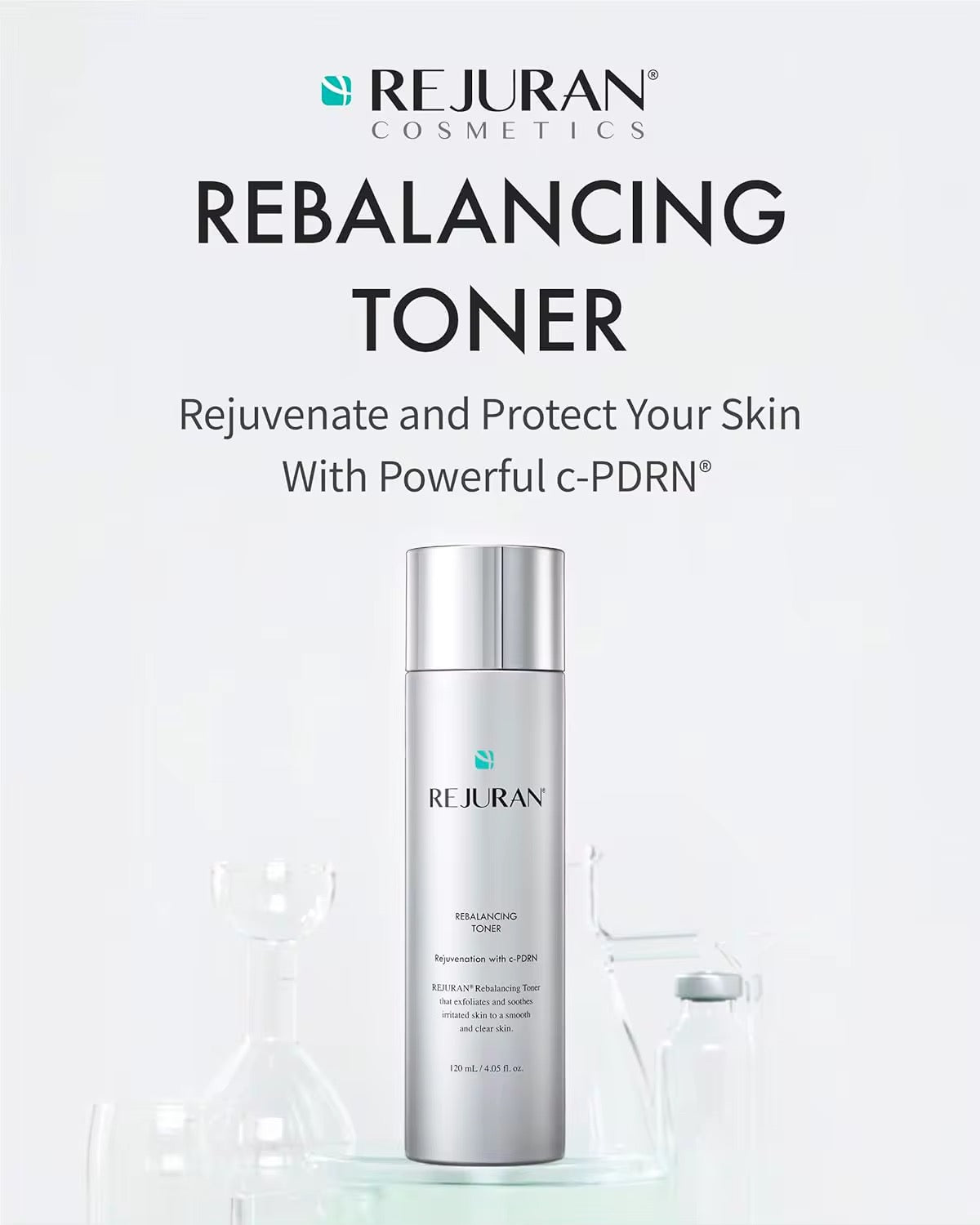 REJURAN® Rebalancing Toner with c‑PDRN® – Soothing Pore Care & Barrier Support (120 ml)